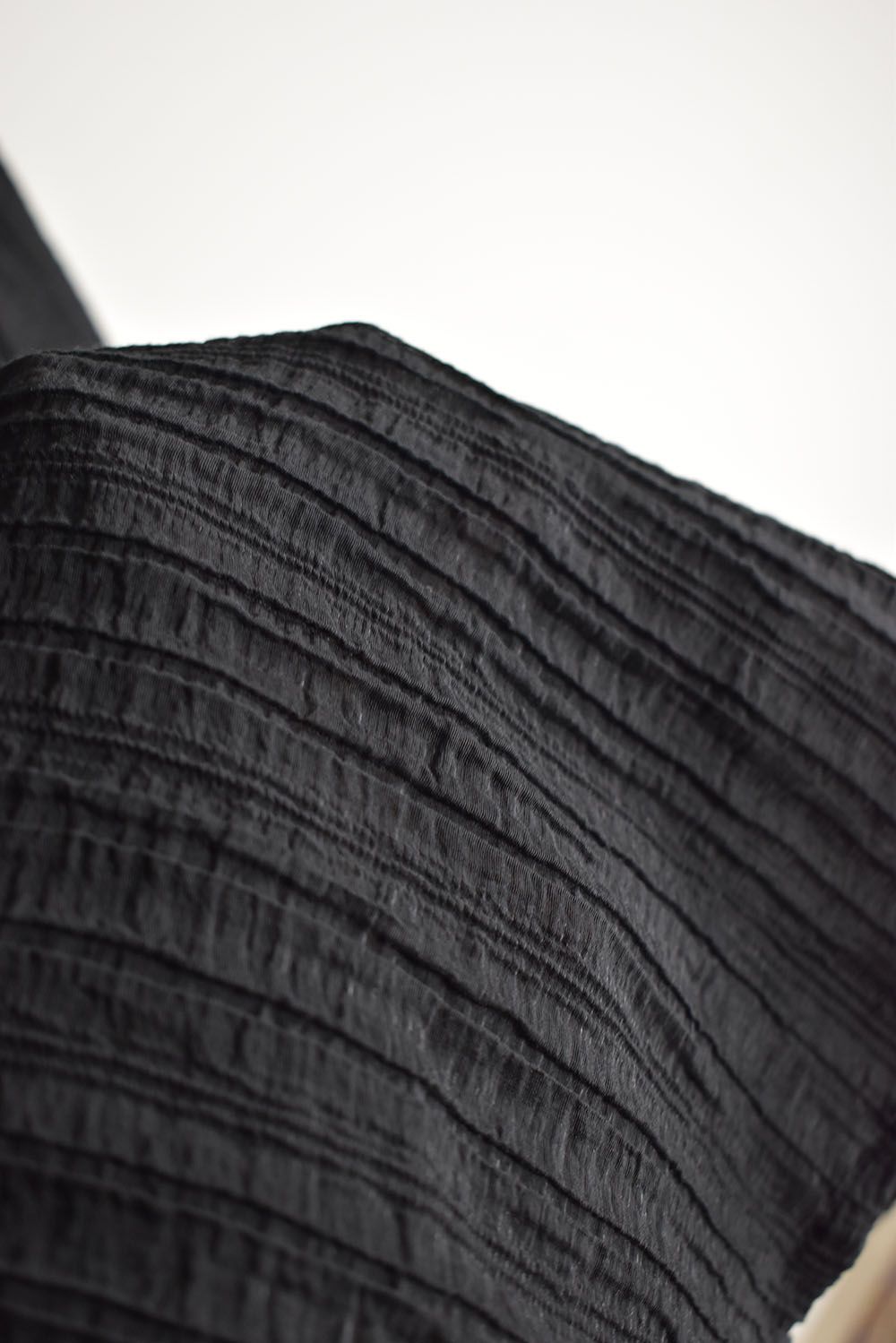 Sheer Yoryu Shirts"Black"/シアーシャツ"ブラック"