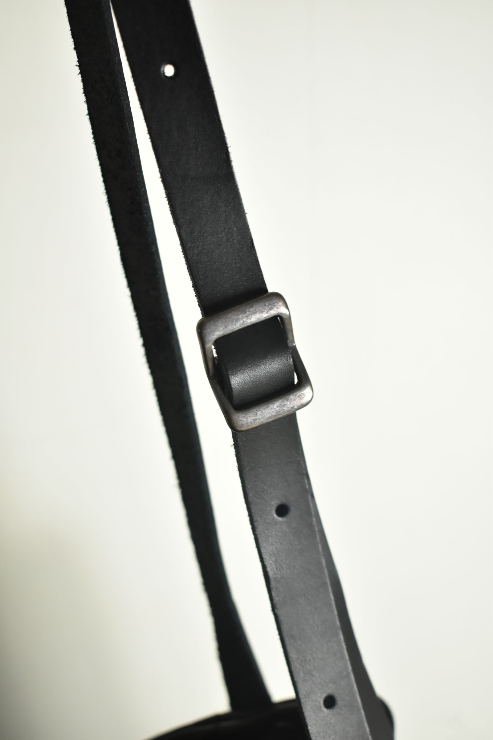Horse Leather Shoulder Bag"Black" / ホースレザーショルダーバッグ"ブラック"