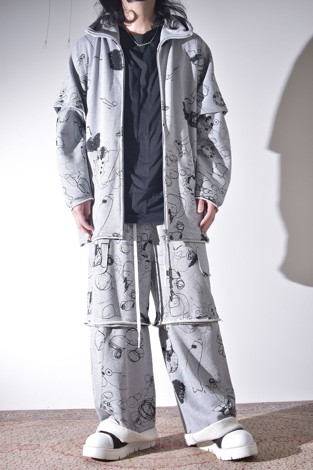 春夏のラフなスウェット