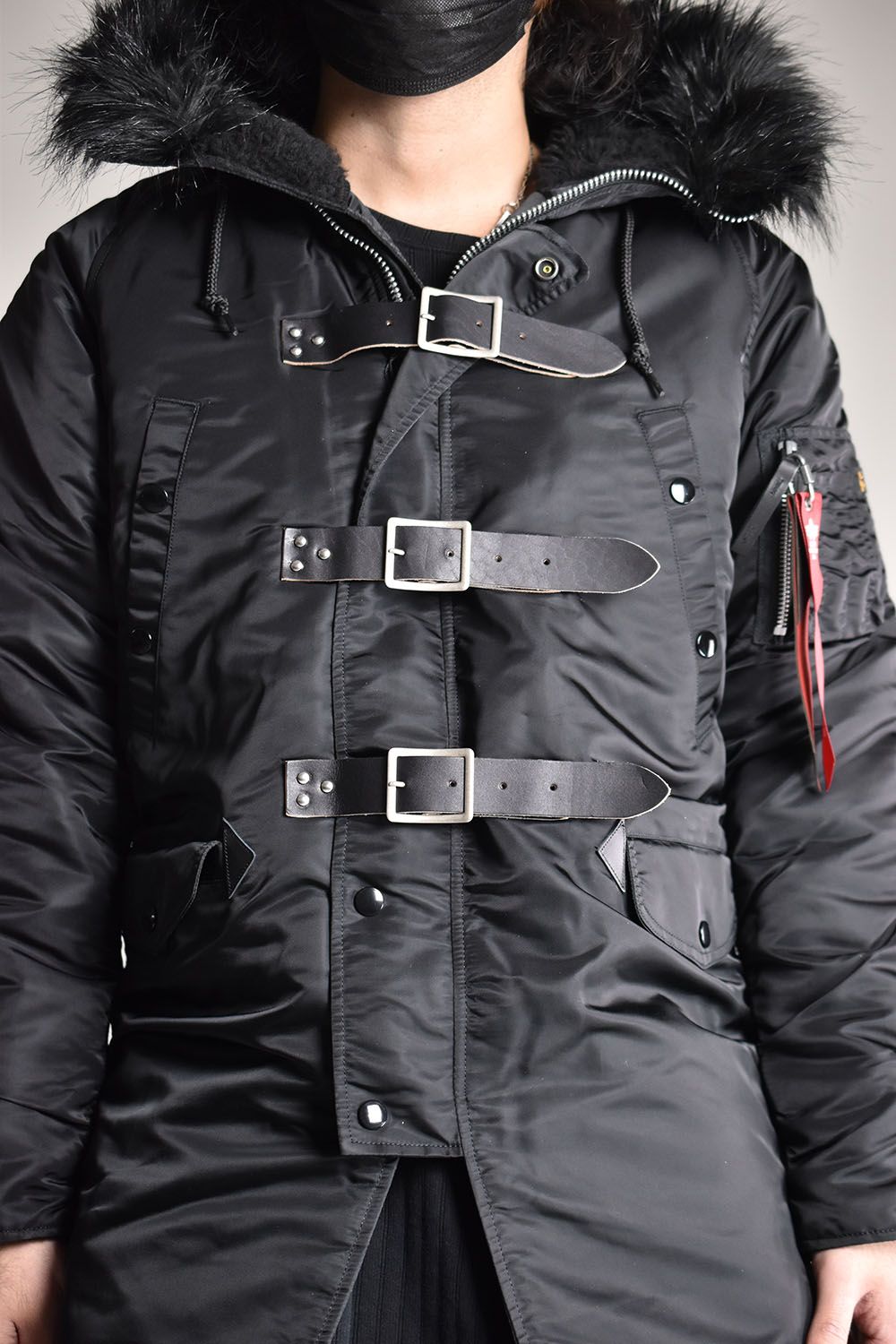 『美品』アルファインダストリーズ Alpha　N-3Bジャケット ブラック 黒
