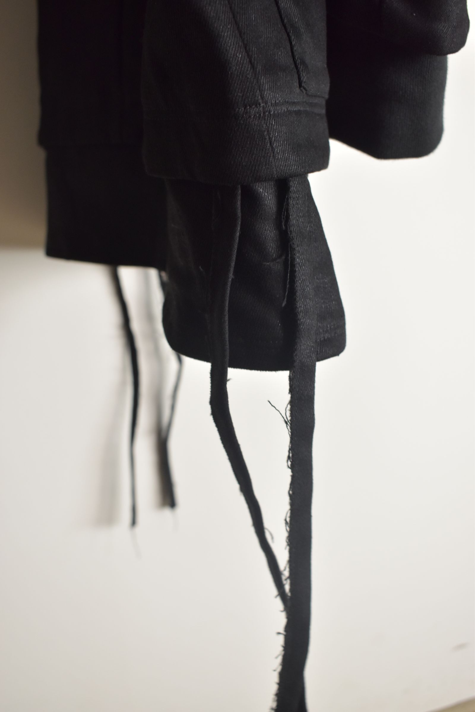Bonding  Hoodie Denim Blouson"Black" / ボンディングフーデッドデニムブルゾン"ブラック"