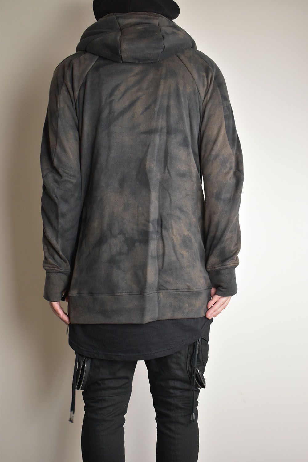 Non Ply Yarn Lined Hooded Jacket"Dust" /  無撚糸裏毛フーデッドジャケット"ダスト"