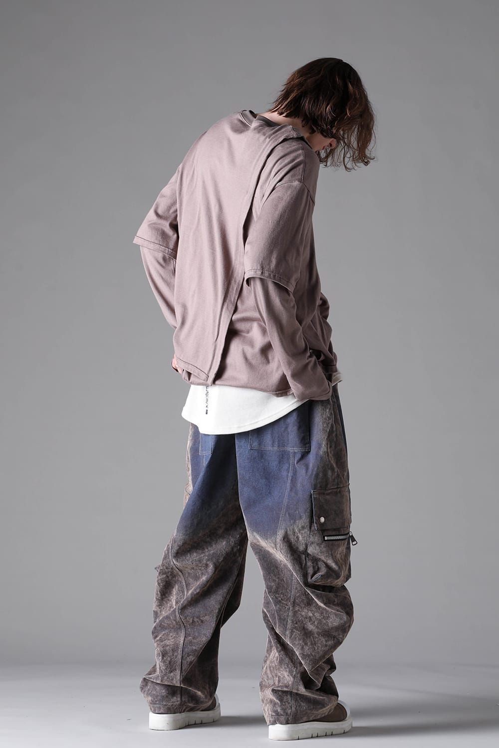 《2026AW先行予約》Leyerd Long Sleeve "Black / Brown /Grey / D.Grey /Khaki" / レイヤードロングスリーブ"ブラック/ブラウン/グレー/ダークグレー/カーキ"