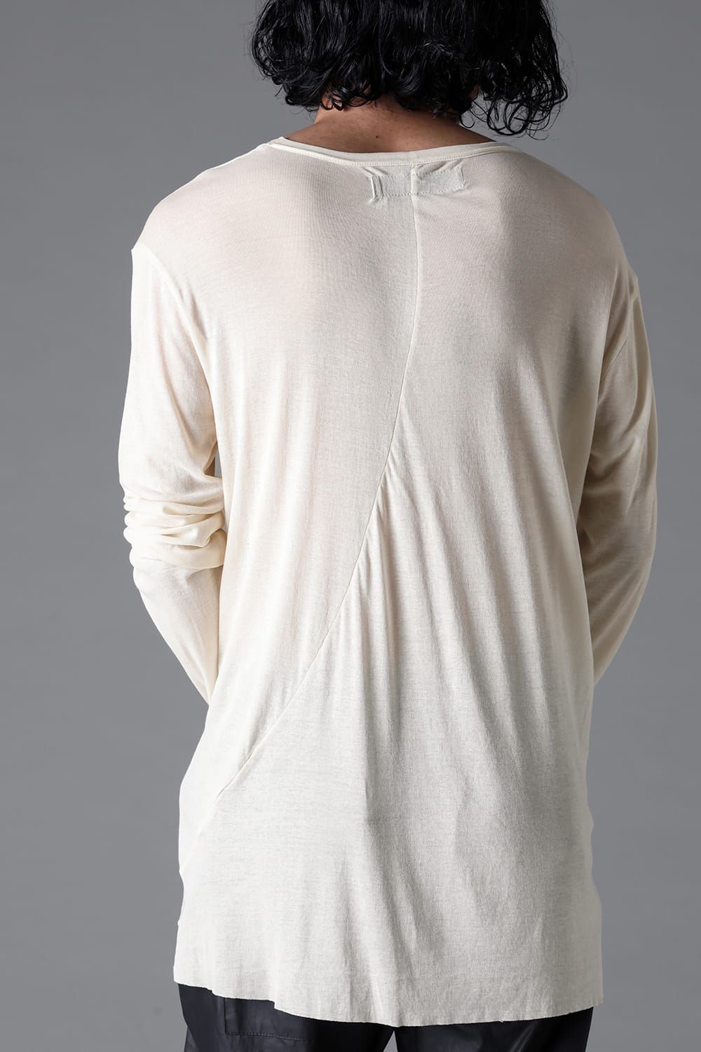 《2026SS先行予約》Gauze Jersey Long Sleeve"Black / Cream /White /Stone /Brown" / ガーゼジャージーロングスリーブ"ブラック/クリーム/ホワイト/ストーン/ブラウン"