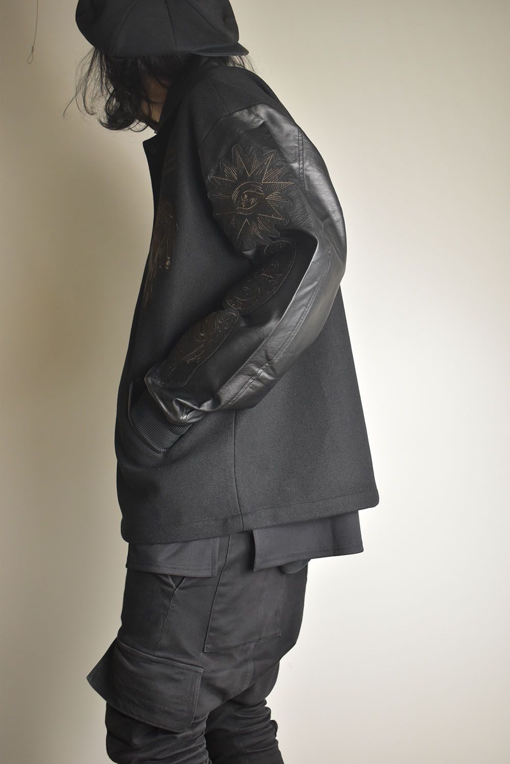 Heavy Melton Coach Jacket"Black" / ヘビーメルトンコーチジャケット"ブラック"
