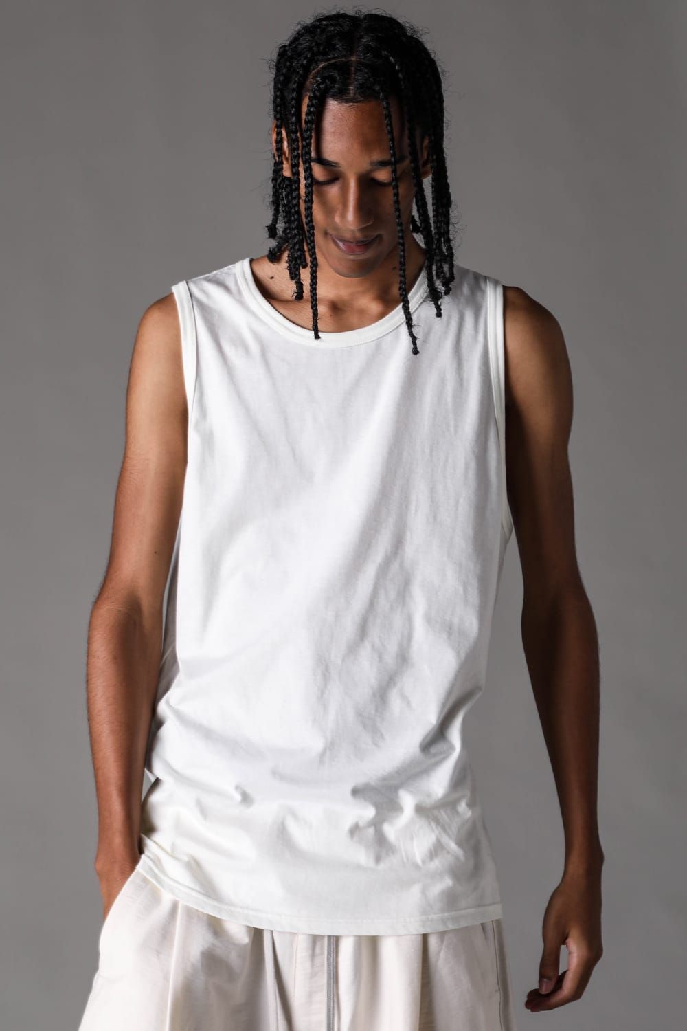 《2027SS先行予約》Regular  Tank Top"Black / Ivory / Grey / Greige" / レギュラータンクトップ "ブラック / アイボリー /グレー / グレージュ"