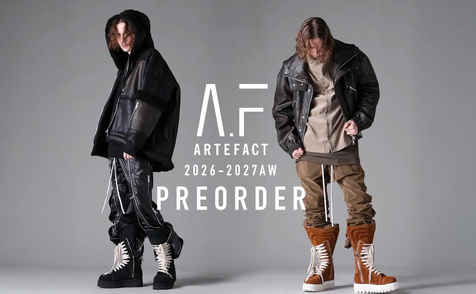 A.F artefact 2026-2027AW 先行予約