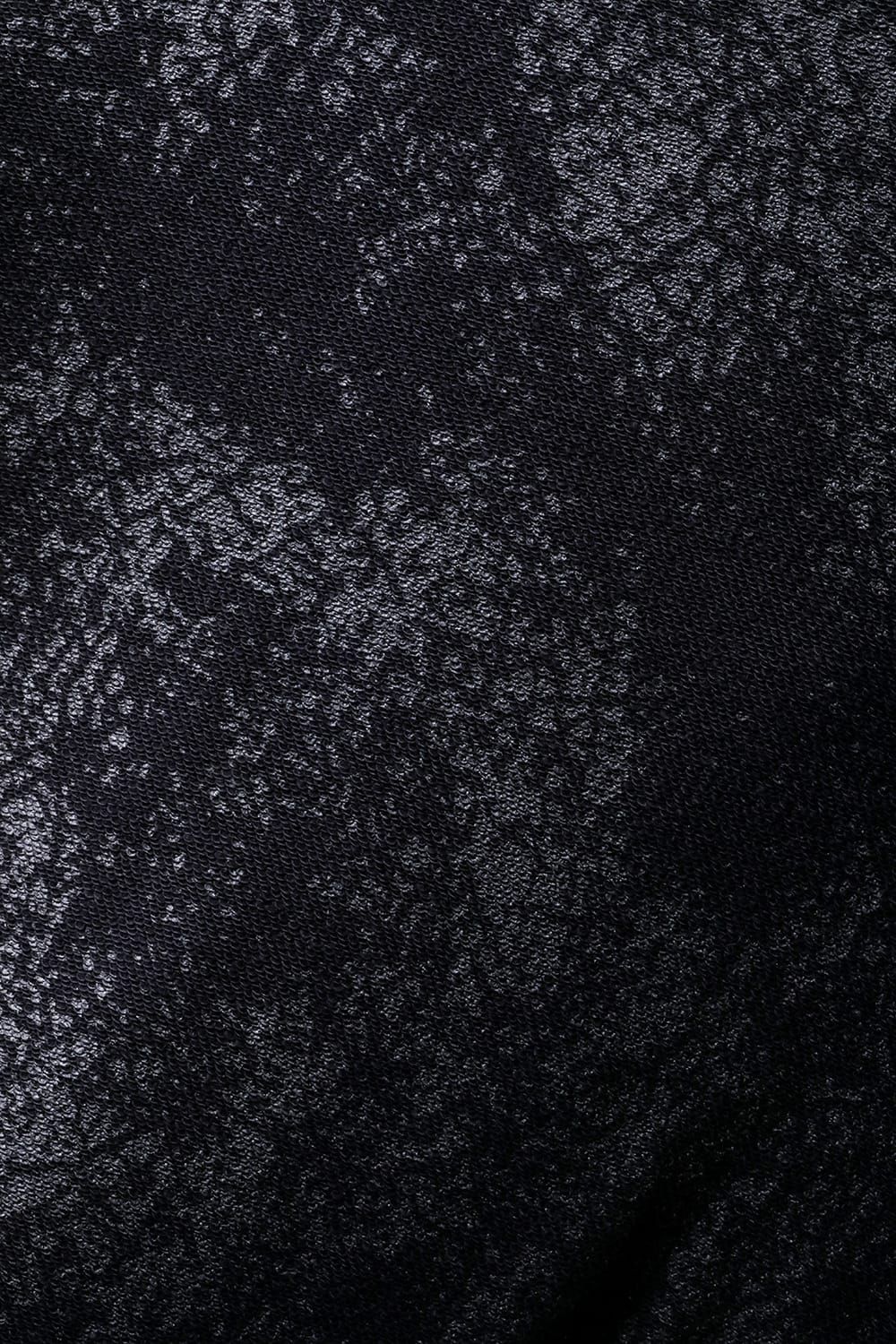 《2027SS先行予約分》Crack-Coated Jersey Hooded Jacket"Black" / クラックコーティングジャージーフーデッドジャケット"ブラック"