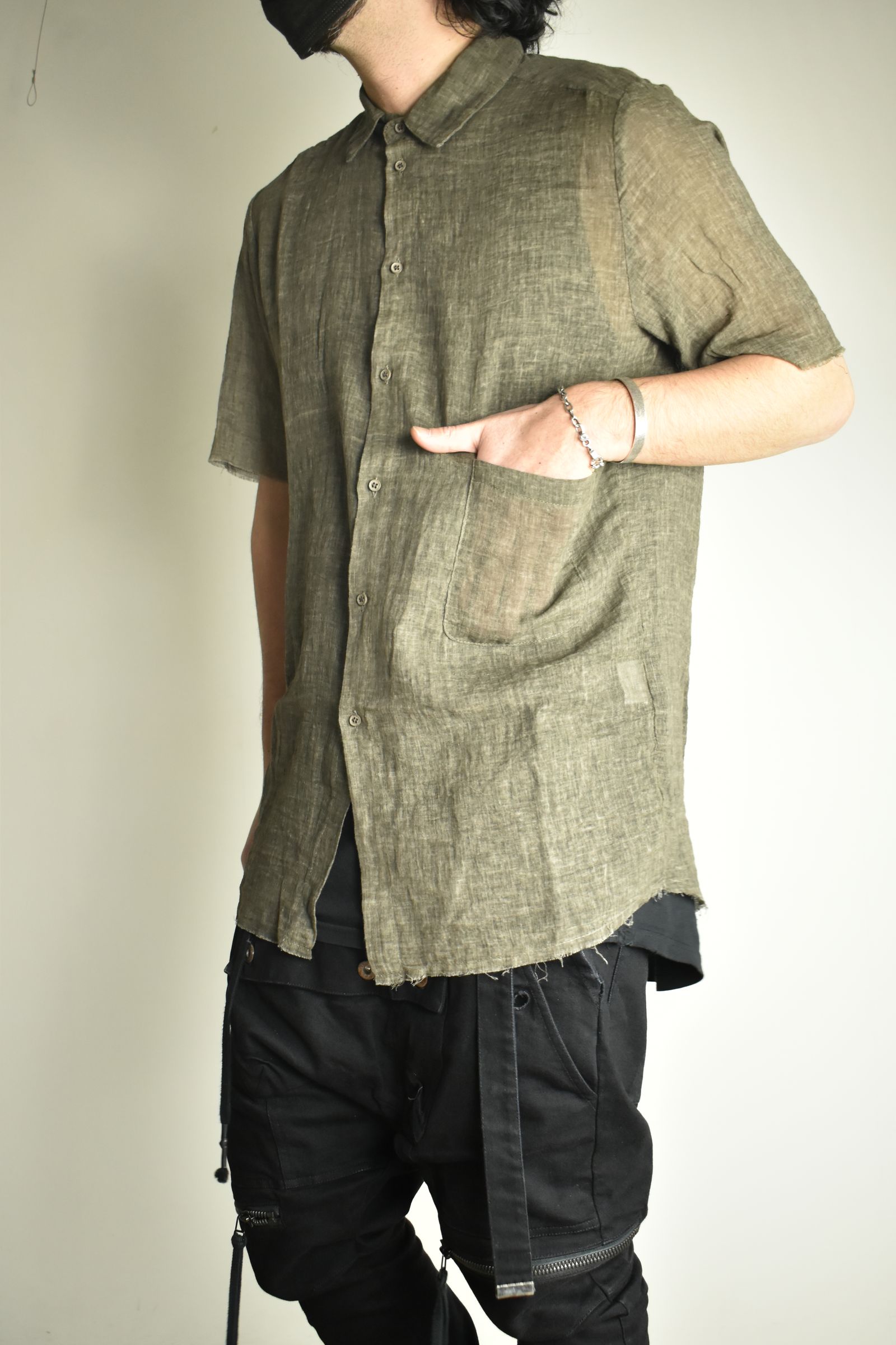 Short Sleeve Shirts"Charcoal Brown" / ショートスリーブシャツ"チャコールブラウン"