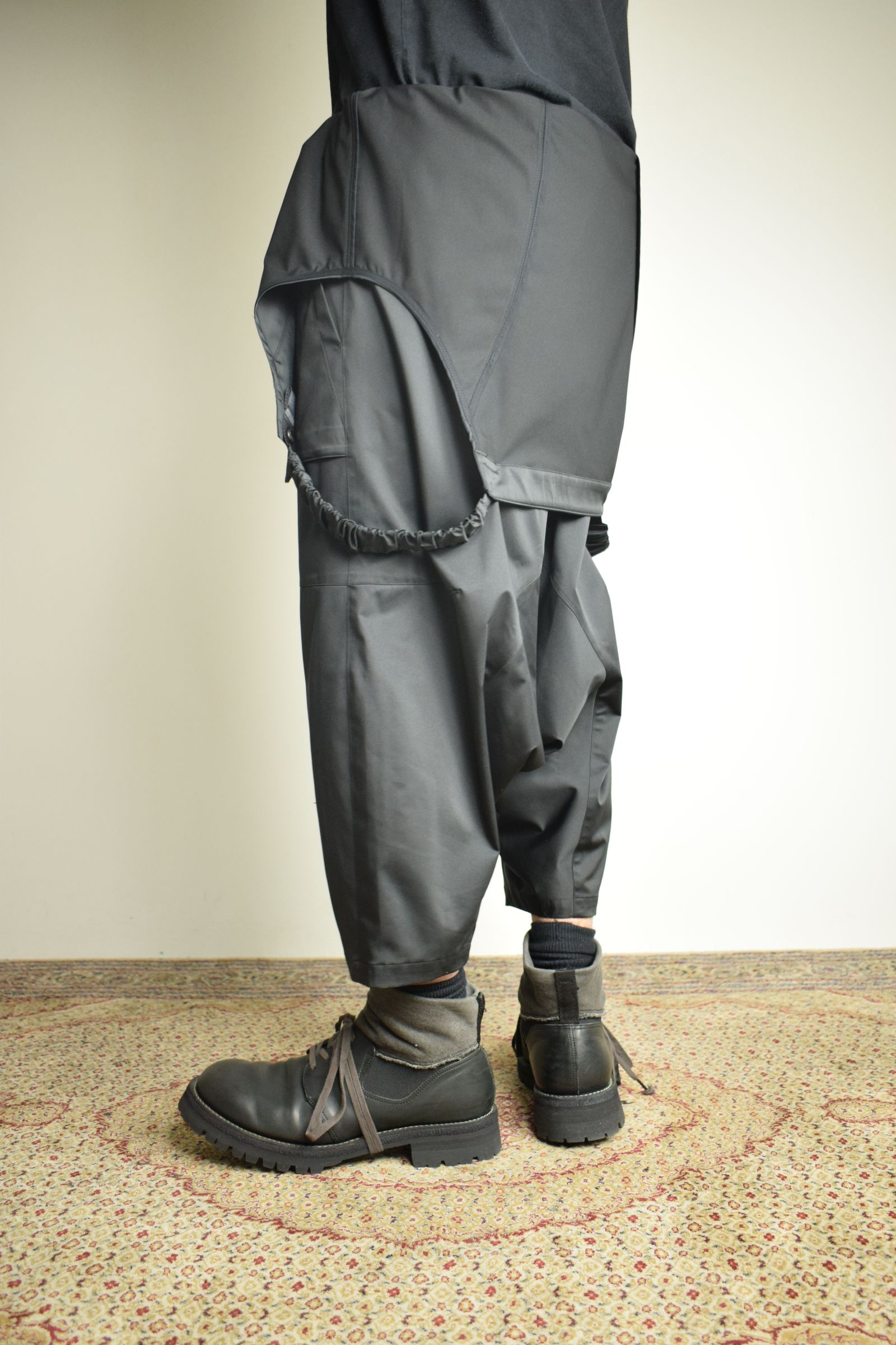 Deep Crotch Over All"Black" / ディープクロッチオーバーオール"ブラック"