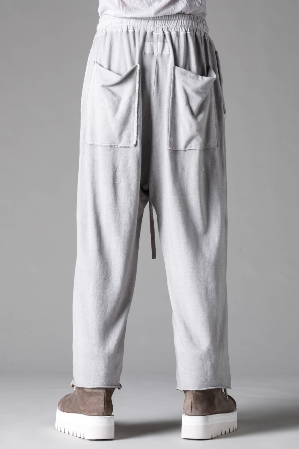《2027SS先行予約》Sumi Dyed Tuck Wide Pants"L.Grey / D.Grey" / 墨染タックワイドパンツ"ライトグレー / ダークグレー"