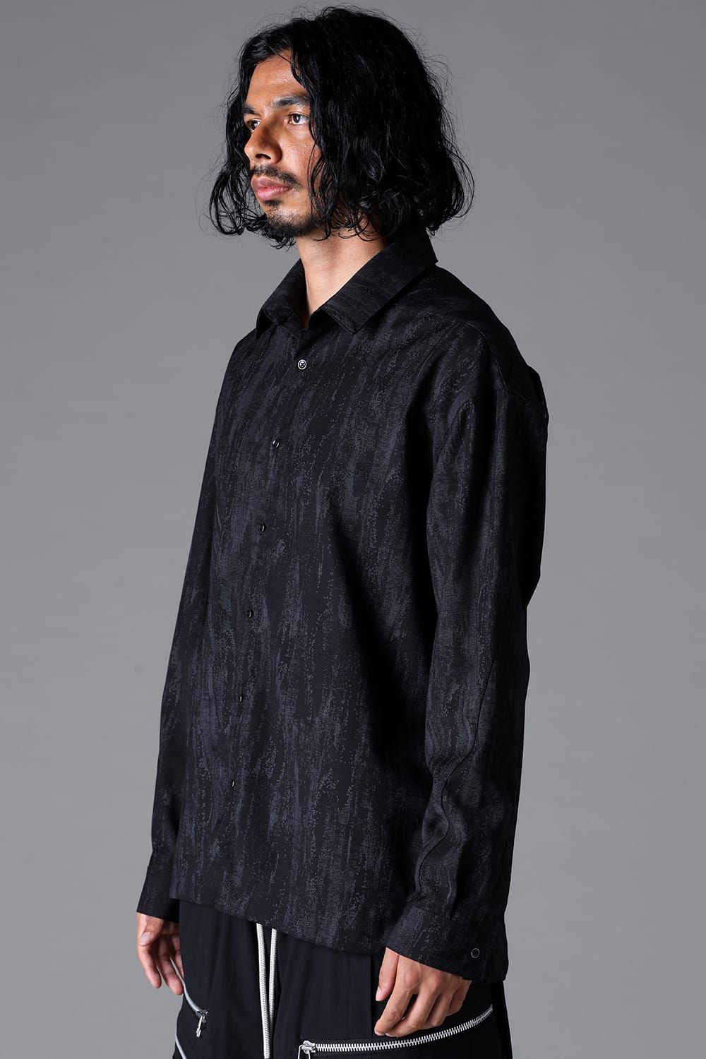 《2026SS先行予約》Abstract Shirt"Black / Grey /Brown" / アブストラクトシャツ"ブラック/グレー/ブラウン"