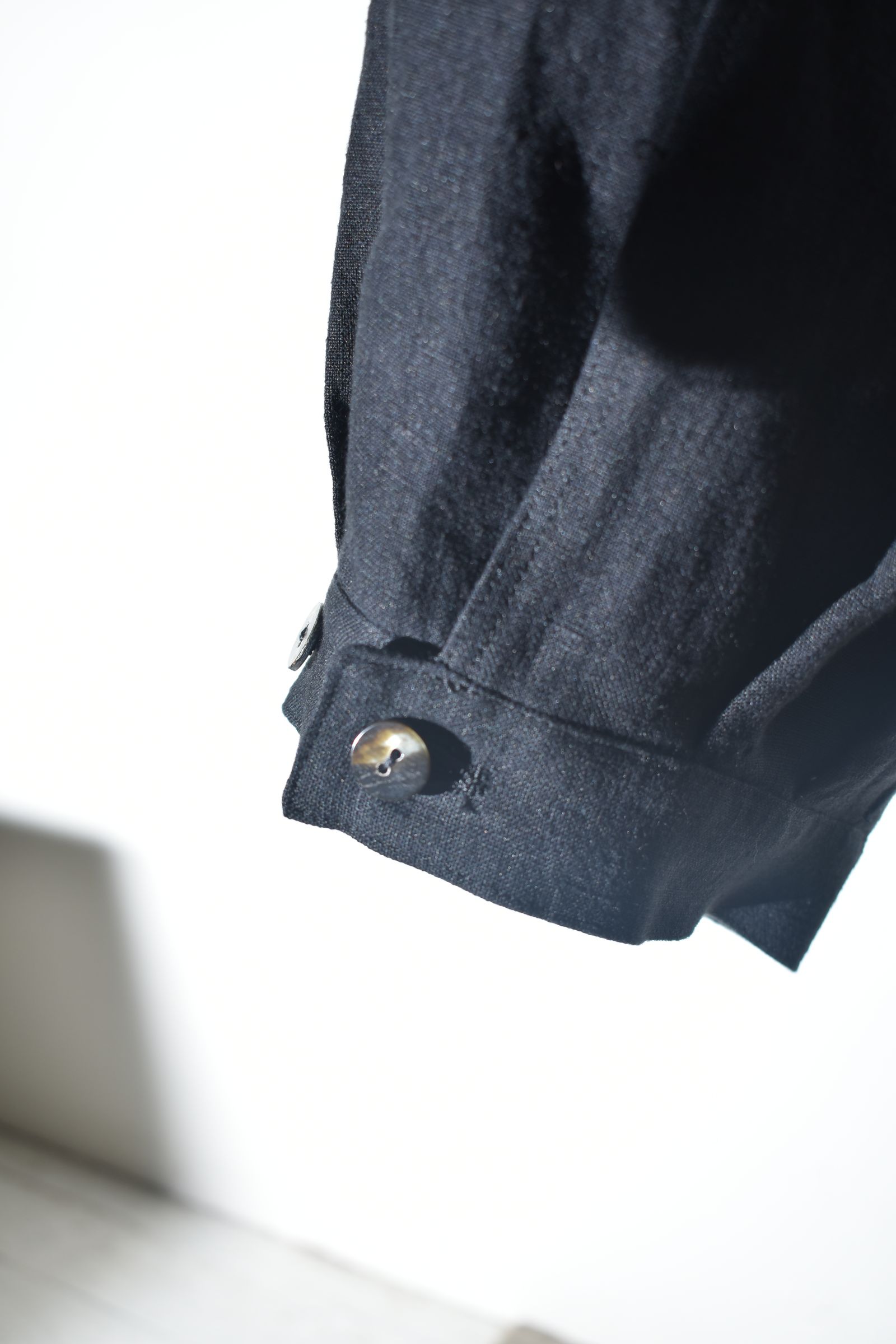 Linen Cargo Pants "Black" / リネンカーゴパンツ"ブラック"