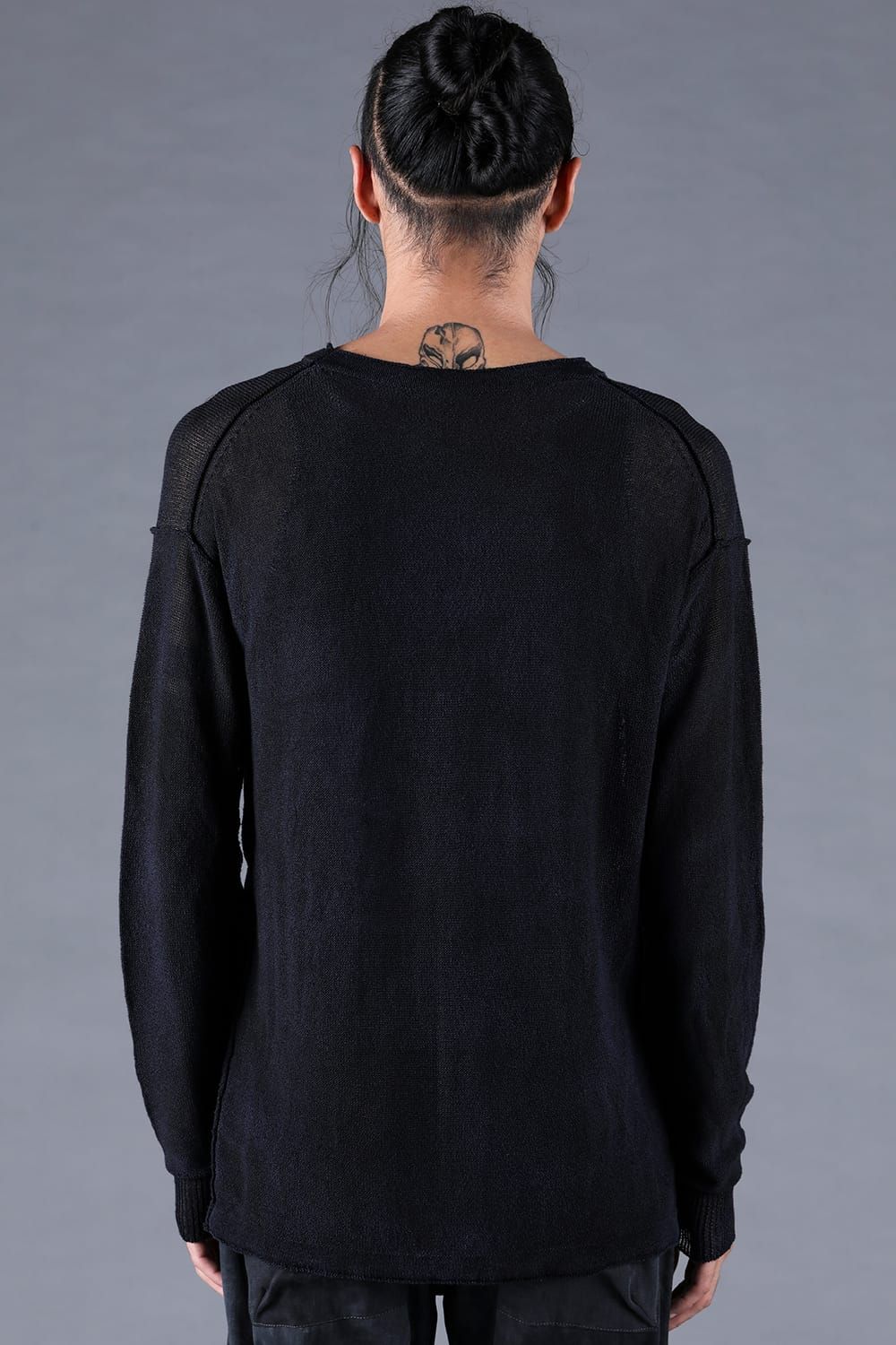 7G Paper Yarn Knit Pullover"Navy" / 7Gペーパーヤーンニットプルオーバー"ネイビー"