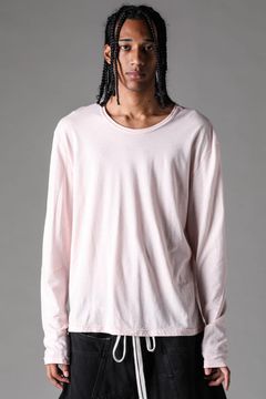 《2027SS先行予約》Switching Long Sleeve "Black / Ivory / Greige / Ice Blue / Pale Shell" / スウィッチングロングスリーブ"ブラック/アイボリー/グレージュ/アイスブルー/ペイルシェル"