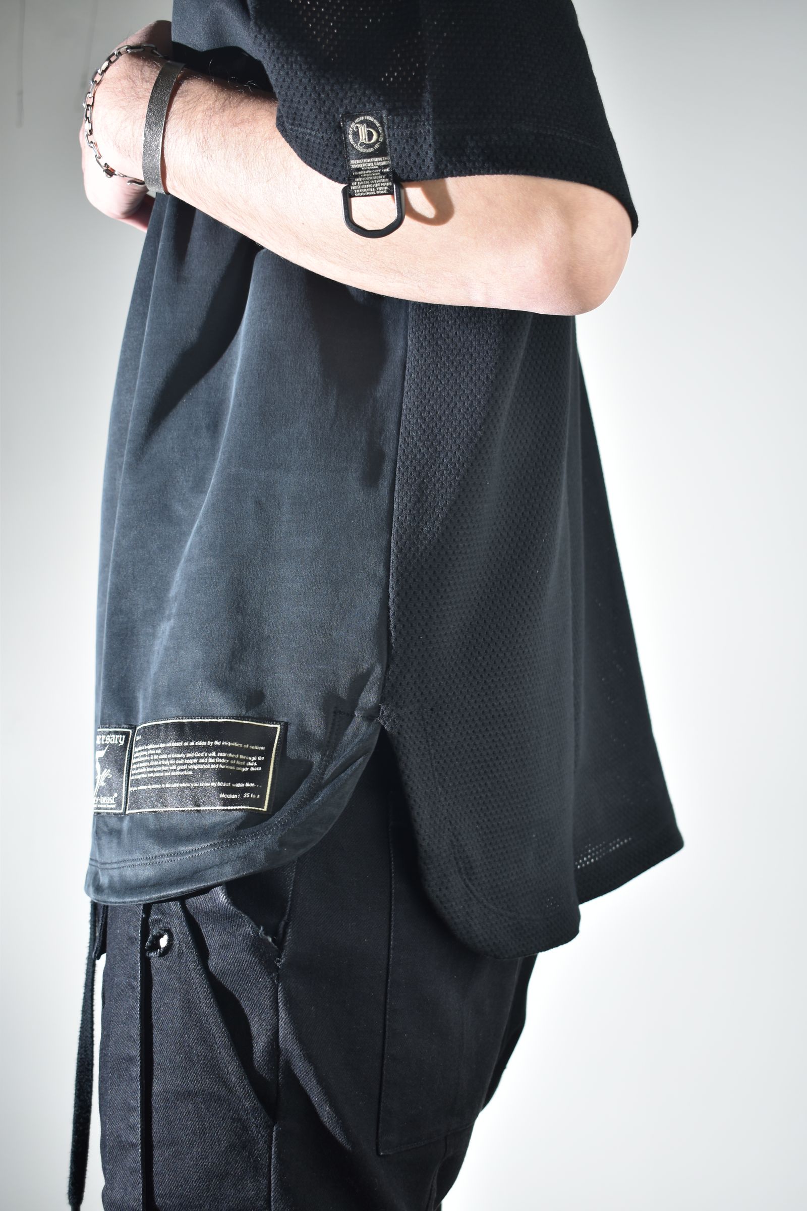 Suedy Short Sleeve Tee"Black" / スウェーディショートスリーブTee"ブラック"