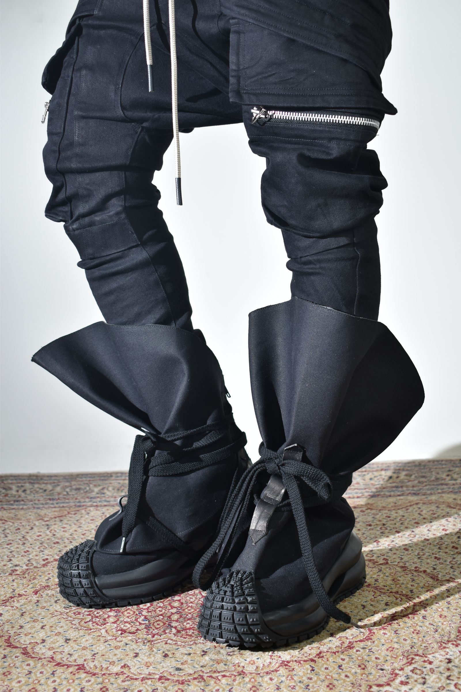 Magarimono collabo Sack Boots"Black" / MAGARIMONO コラボ サックブーツ"ブラック"