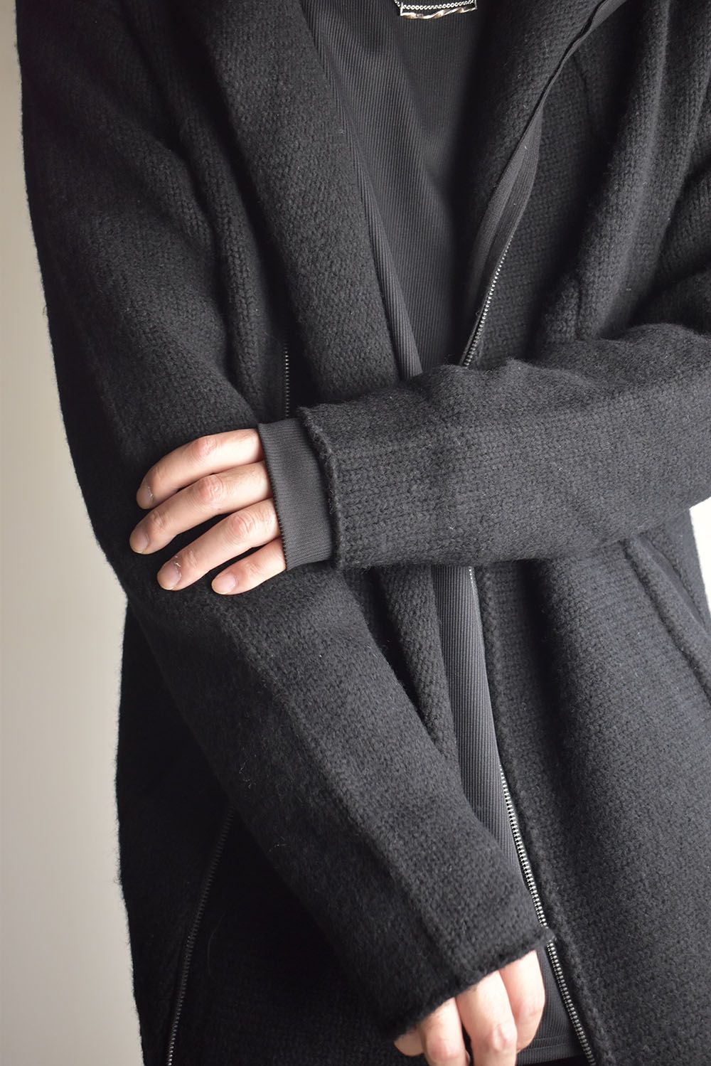 Riders Knit"Black" / ライダースニット"ブラック"