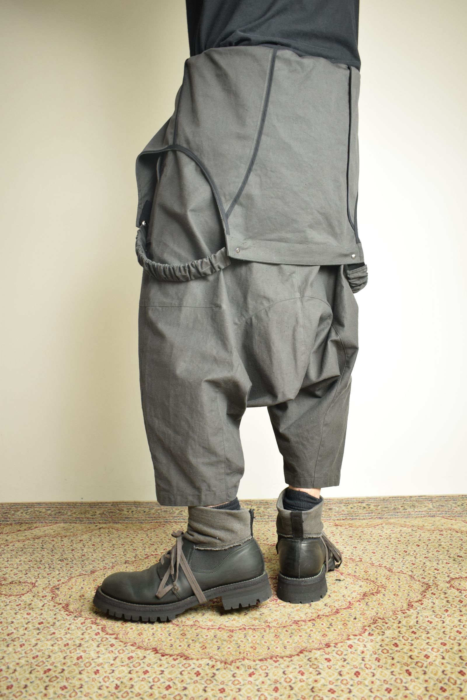 Deep Crotch Over All"Charcoal" / ディープクロッチオーバーオール"チャコール"