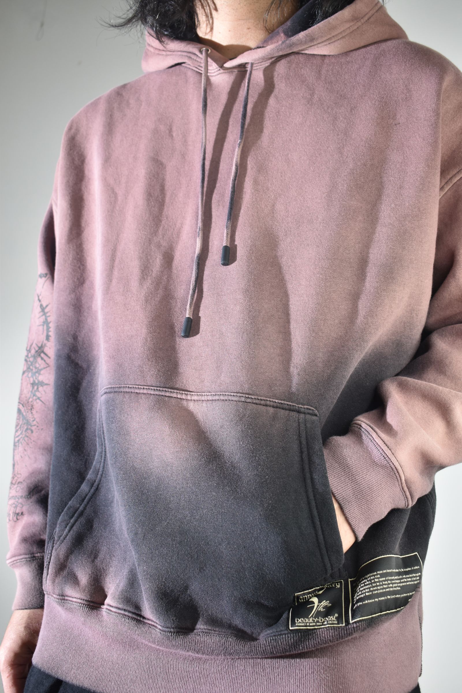 Nostalgothica Hoody "Black" / ノスタルゴシカ フーディ"ブラック"