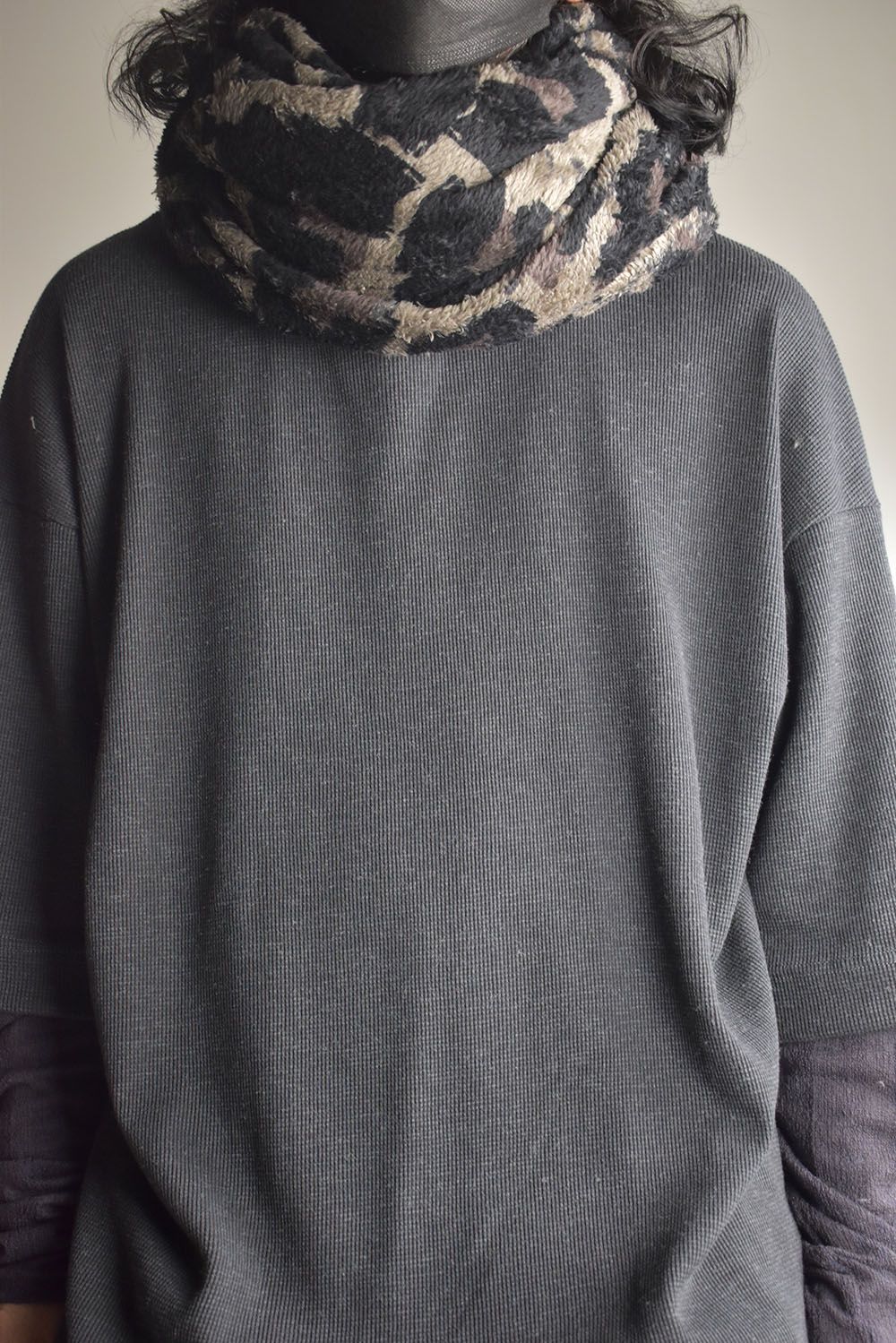 Millennium Big Snood "Dark Leopard"  / ミレニアムビッグスヌード"ダークレオパード"