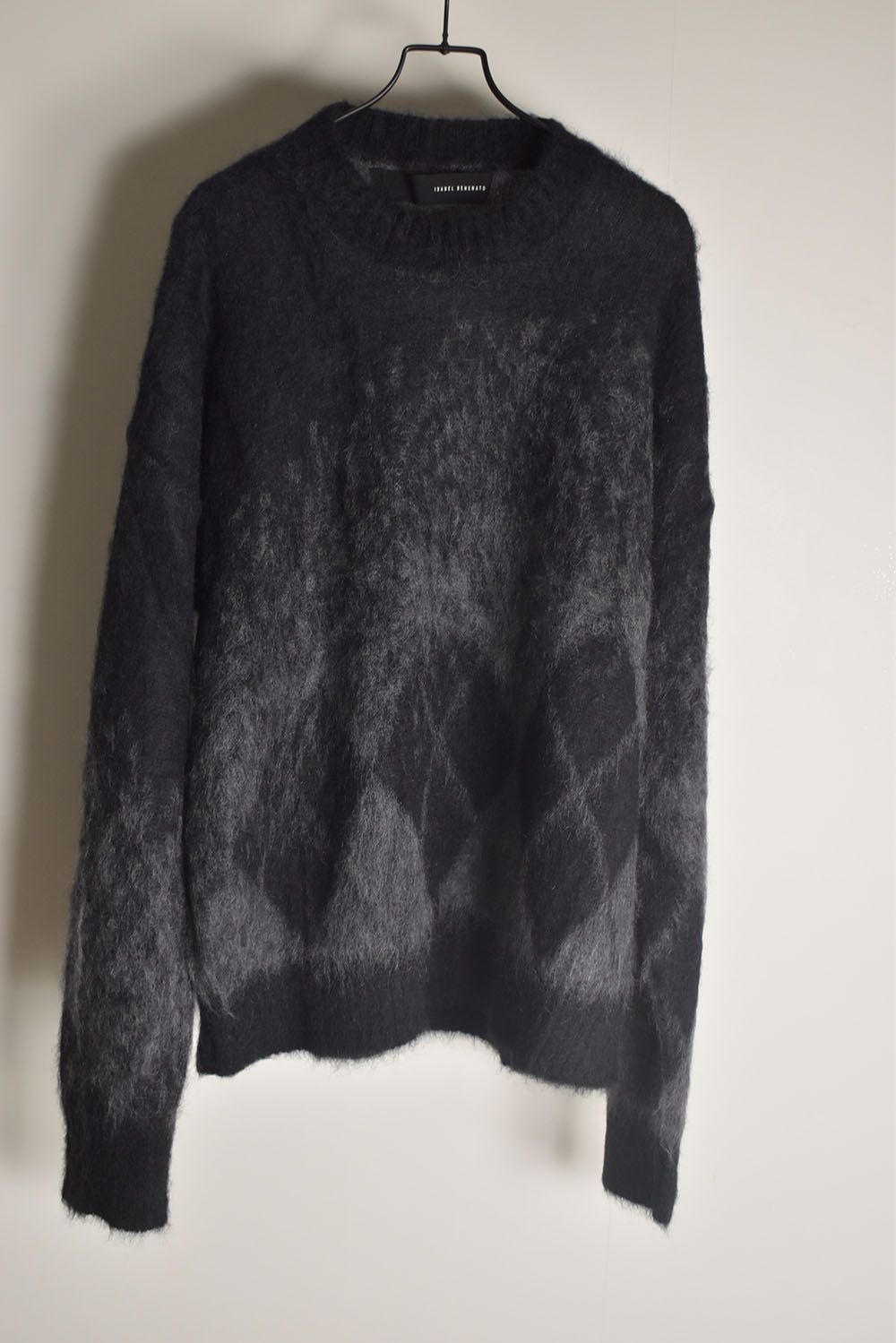 Mohair Alpaca Knit Pullover"Black Grap" / モヘアアルパカニットプルオーバー"ブラックグレープ"