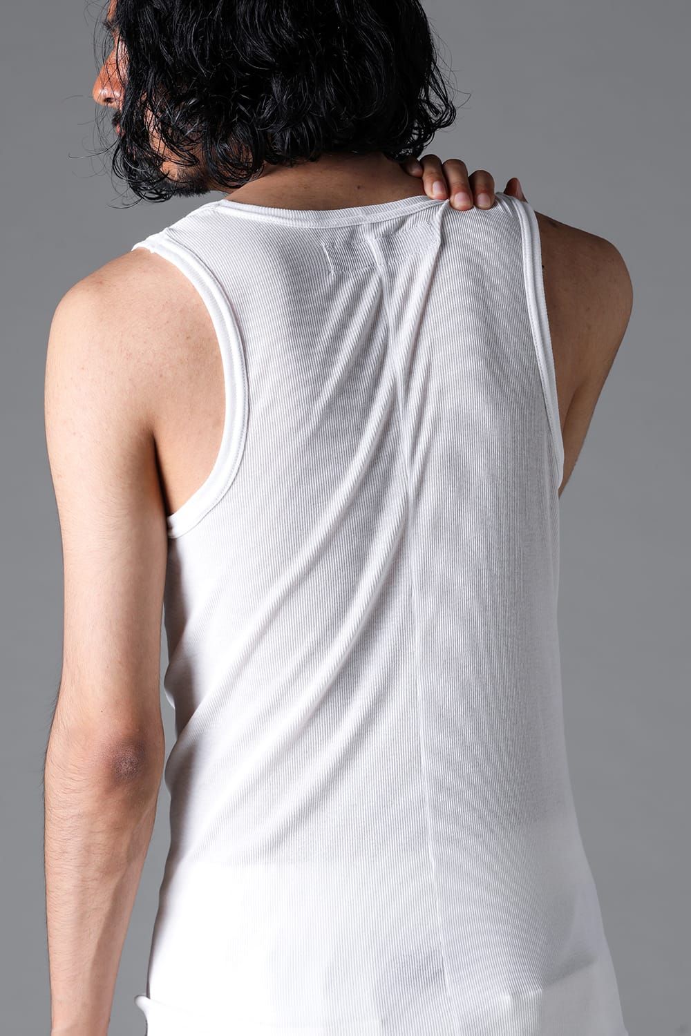 《2026SS先行予約》Rib Tank Top"Black / White / Stone / Greige / Sand" / リブタンクトップ"ブラック/ホワイト/ストーン/グレージュ/サンド"
