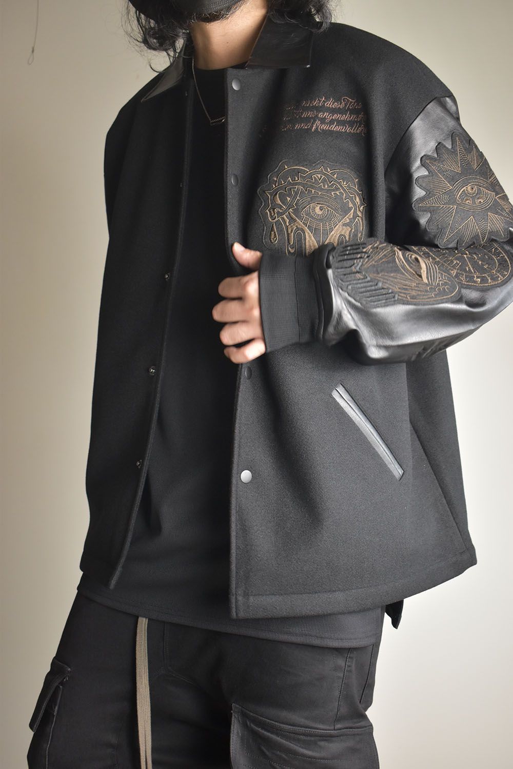 Heavy Melton Coach Jacket"Black" / ヘビーメルトンコーチジャケット"ブラック"