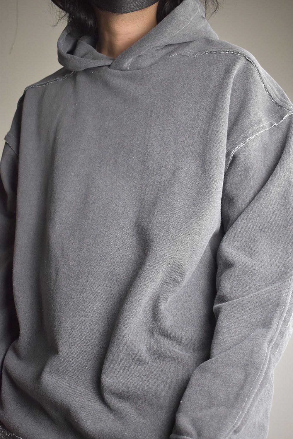 Painter Sweat Pullover Hoodie"Grey" / ピグメントスウェットプルオーバーフーディ"グレー"