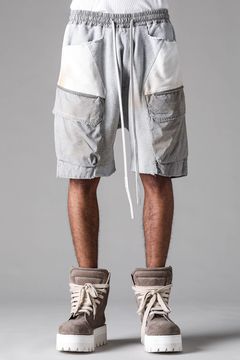 《2027SS先行予約》Vintage Cargo Shorts"Black × Brown / Grey × L.Grey / Ivory" / ヴィンテージカーゴショーツ"ブラック×ブラウン / グレー×ライトグレー / アイボリー"