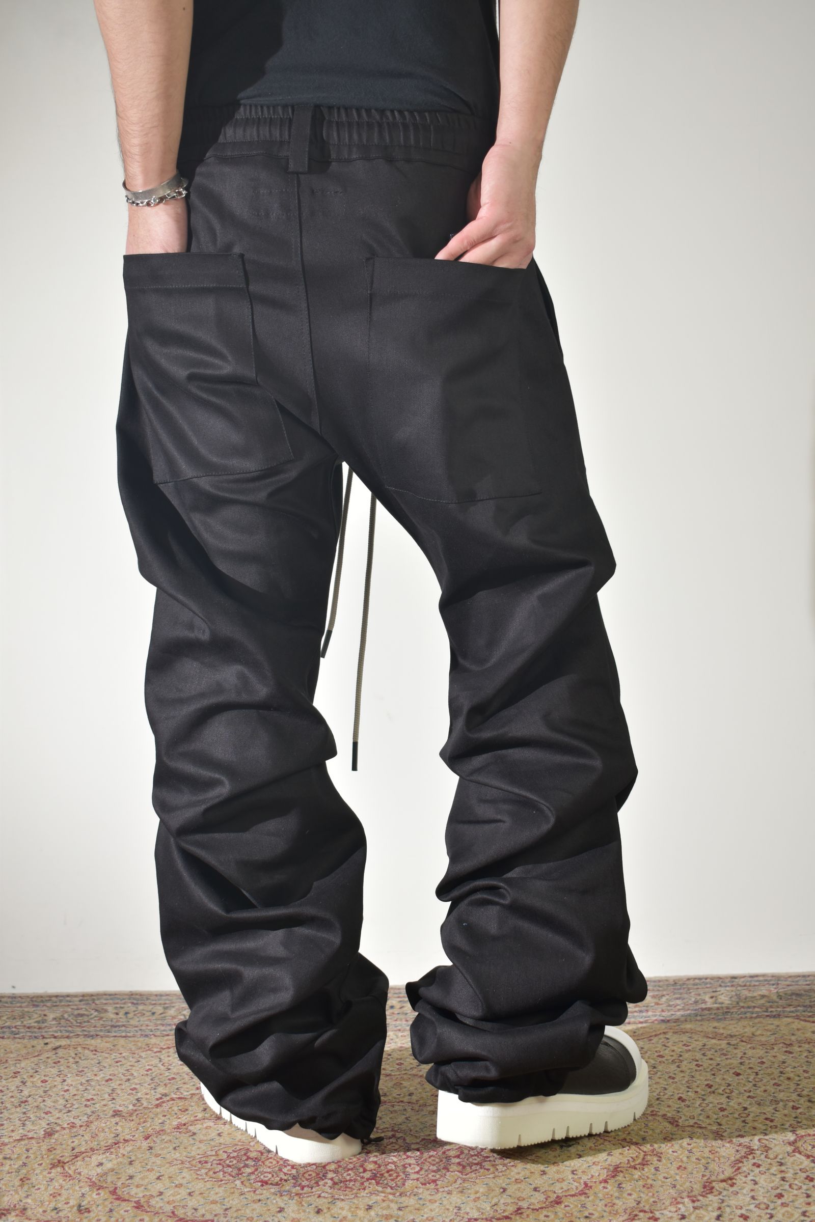 《2026AW先行予約》Boots Cut Tuck Pants"Black" / ブーツカットタックパンツ"ブラック"
