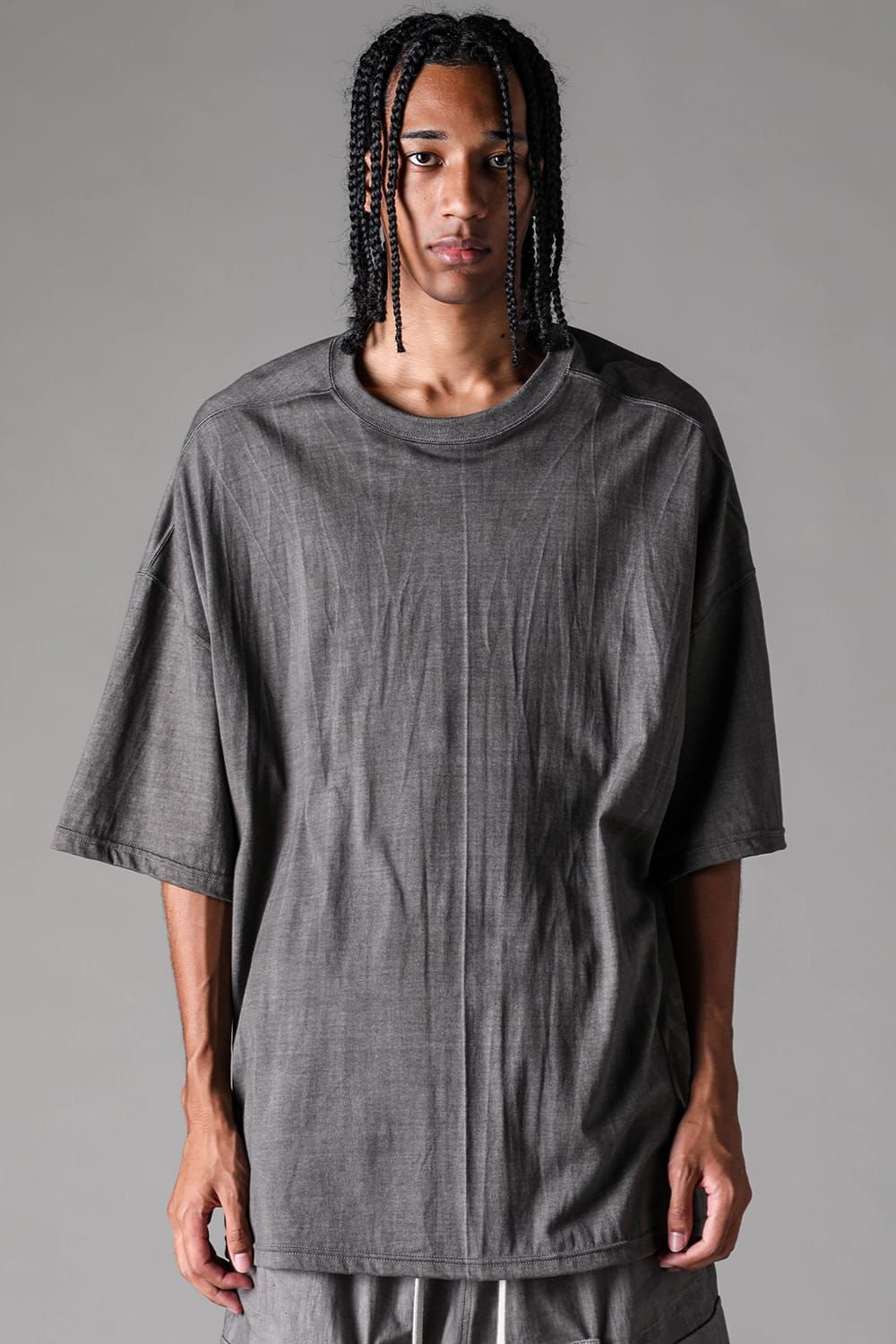 《2027SS先行予約》Sumi Dyed Jumbo Tee"L.Grey / Grey / D.Grey" / 墨染ジャンボTee"ライトグレー / グレー /ダークグレー"