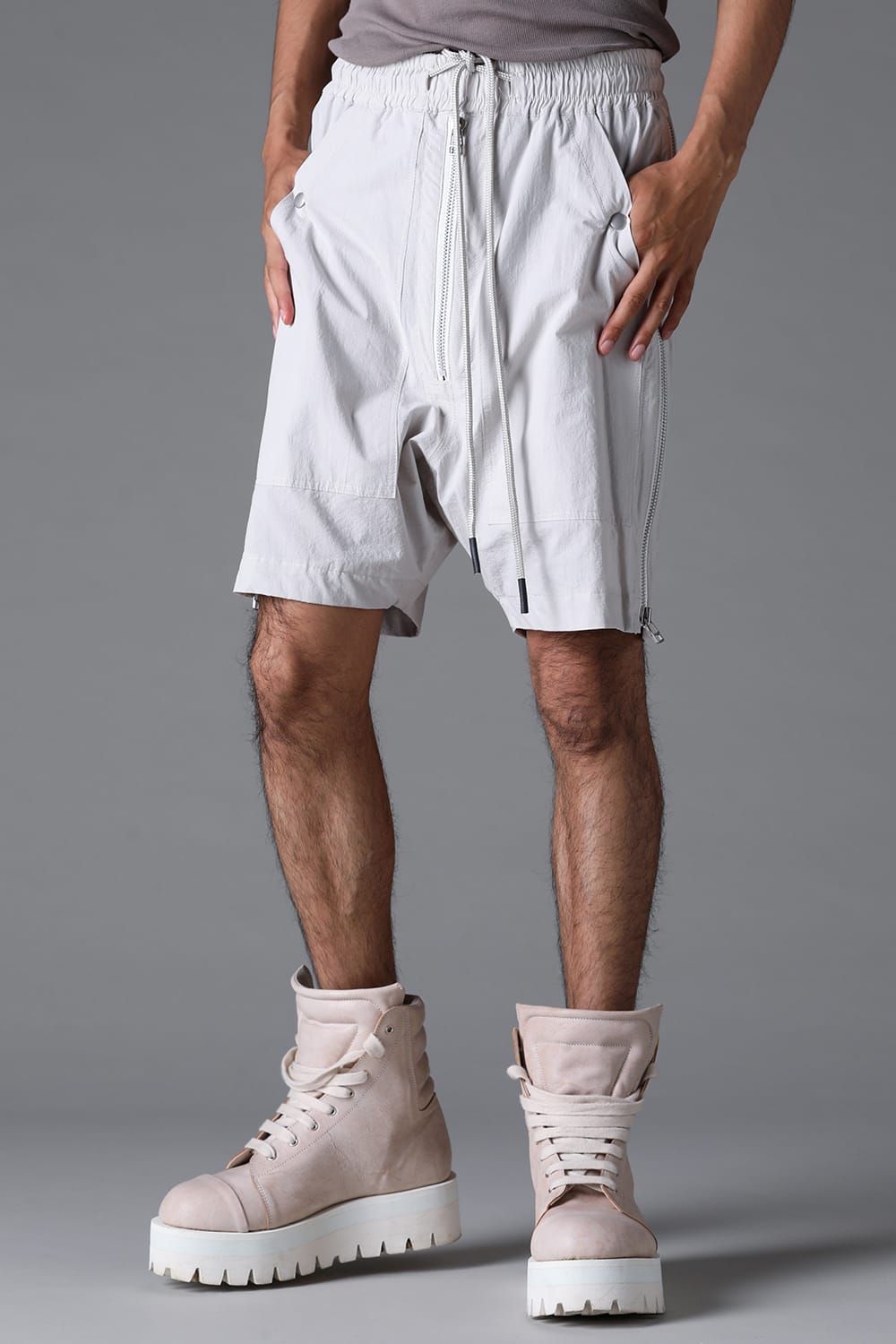 《2026SS先行予約》Side Zip Shorts"Black / White /Stone" / サイドジップショーツ"ブラック/ホワイト/ストーン"