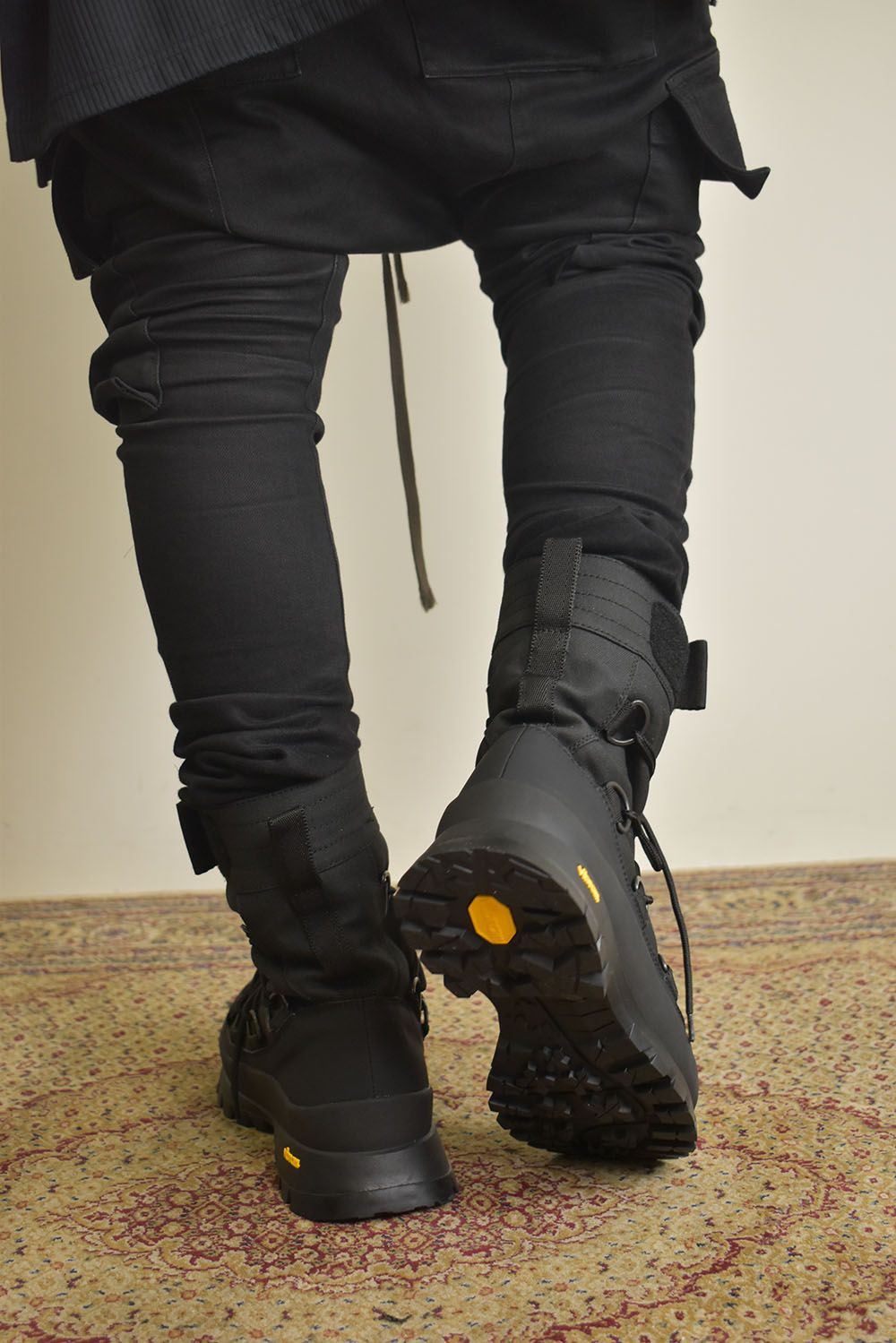 High Cut Sneaker "Black" / ハイカットスニーカー"ブラック"