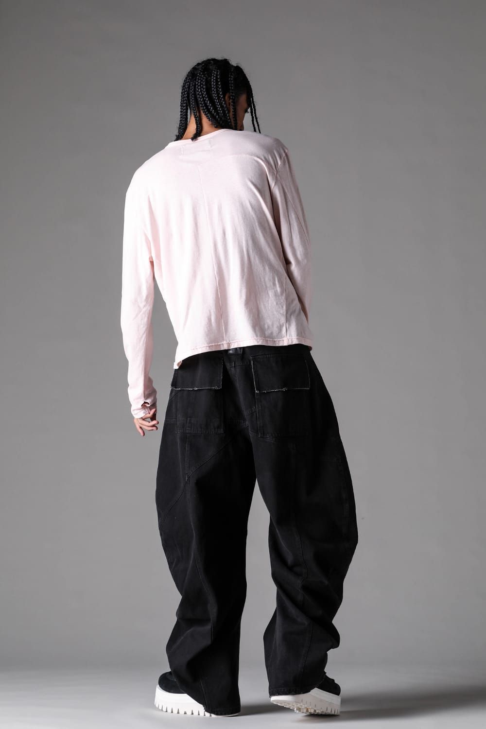 《2027SS先行予約》Switching Long Sleeve "Black / Ivory / Greige / Ice Blue / Pale Shell" / スウィッチングロングスリーブ"ブラック/アイボリー/グレージュ/アイスブルー/ペイルシェル"