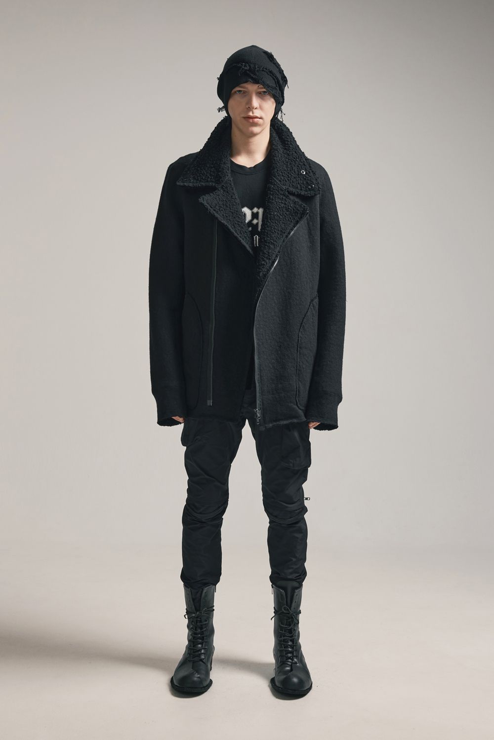 Dread Boa Zip Up Jacket"Black" / ドレッドボアジップアップジャケット"ブラック"