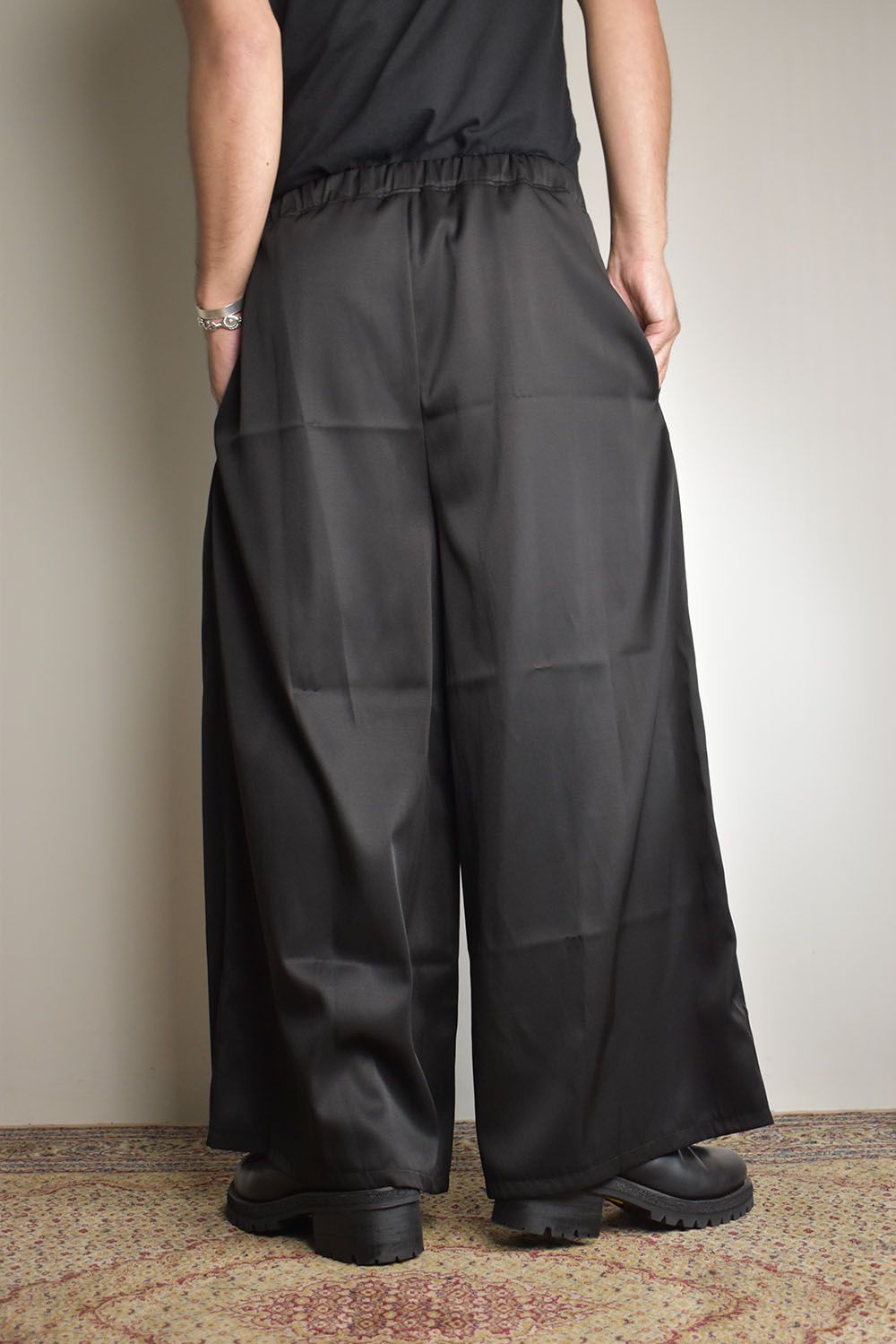 Easy Hakama Pants"Black" / イージー袴パンツ"ブラック"