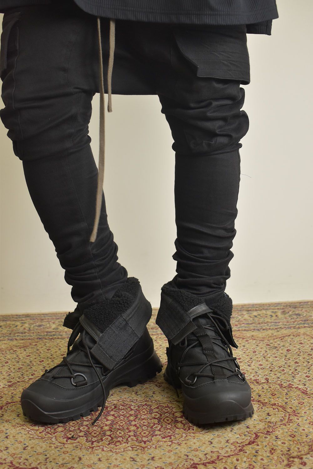 High Cut Sneaker "Black" / ハイカットスニーカー"ブラック"