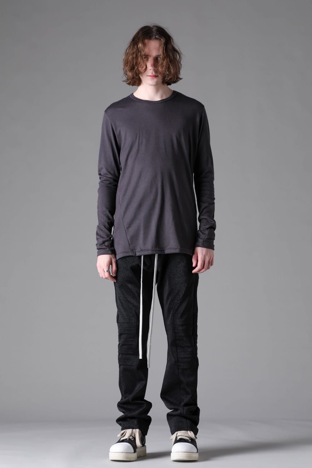 《2026AW先行予約》Slim Fit Long Sleeve "Black / Brown /Grey / D.Grey /Khaki" / スリムフィットロングスリーブ"ブラック/ブラウン/グレー/ダークグレー/カーキ"