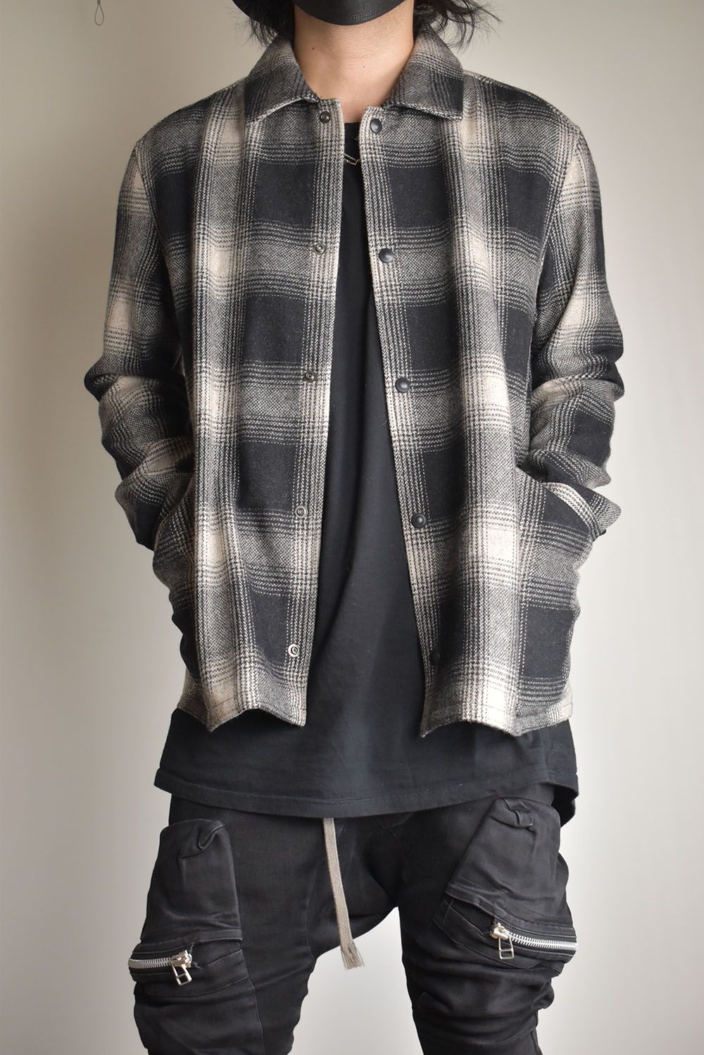 Flannel Shirts"Mix Black"/フランネルシャツ"ミックスブラック"