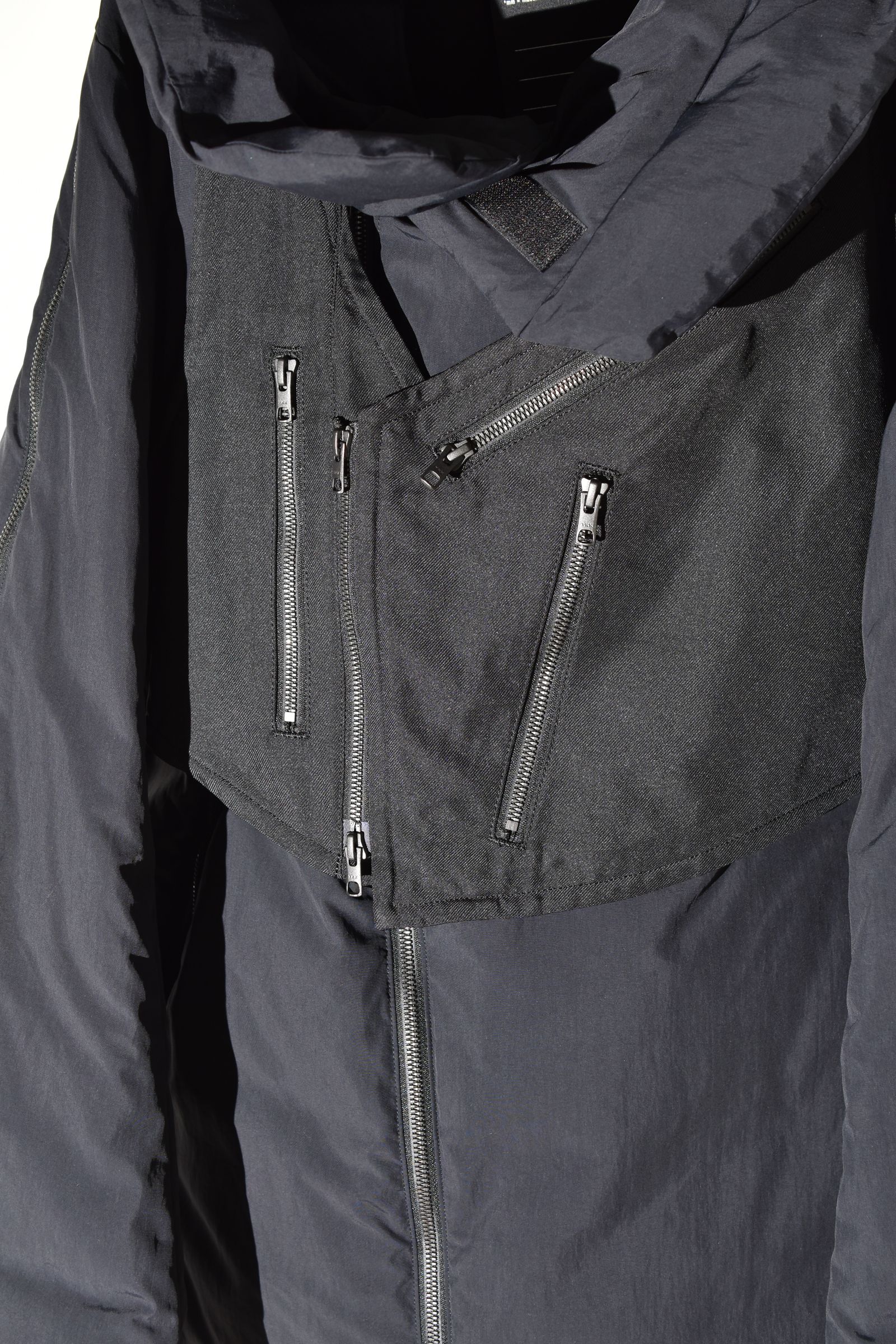 Multi Zip Down Parka Jacket (with Vest)"Black" / マルチジップダウンパーカージャケット(ベスト付き)"ブラック"