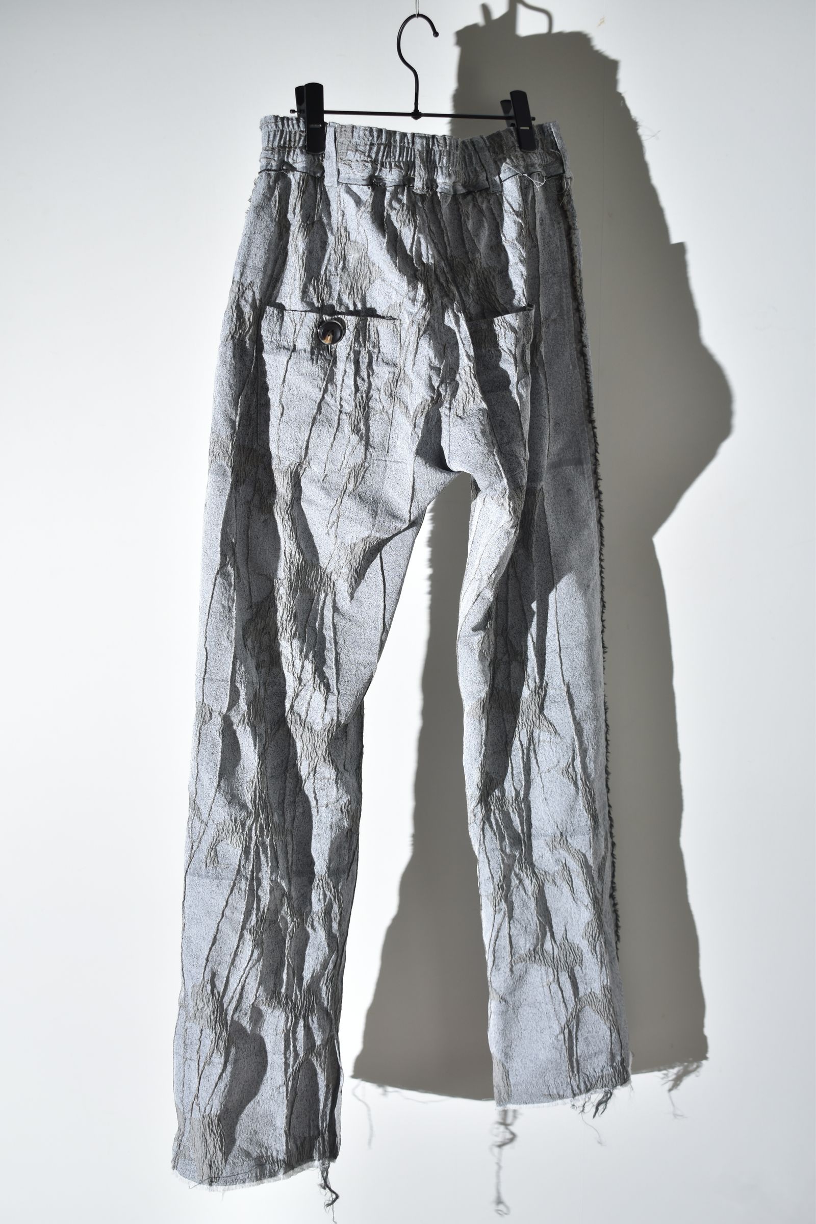 Semi Flared Pants "Ivy×Concrete" / セミフレアパンツ"アイボリー×コンクリート"