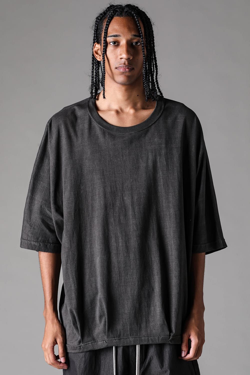 《2027SS先行予約》Sumi Dyed Dolman Jumbo Tee"L.Grey / Grey / D.Grey" / 墨染ドルマンジャンボTee"ライトグレー / グレー /ダークグレー"