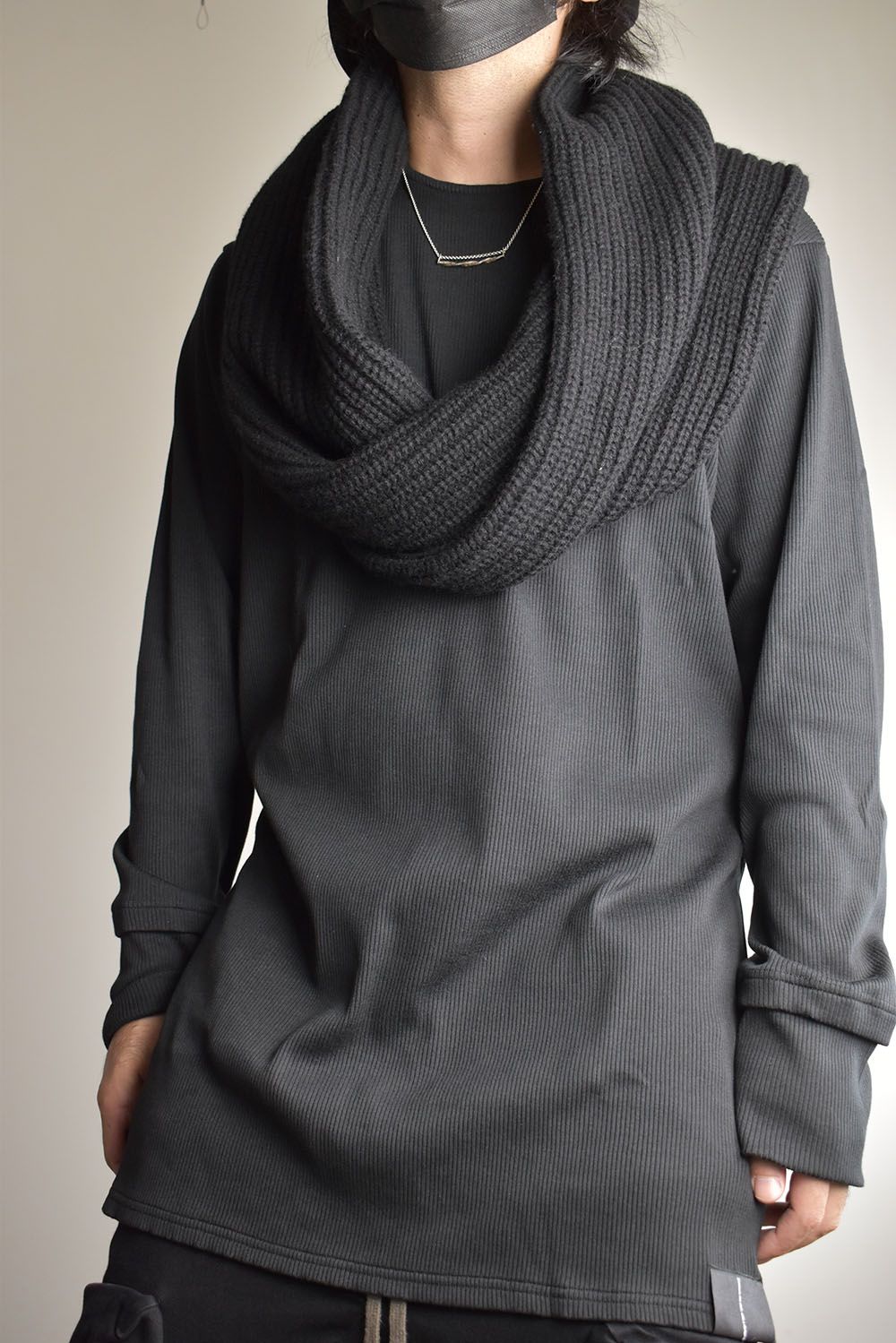 Knit Snood "Black" / ニットスヌード"ブラック"