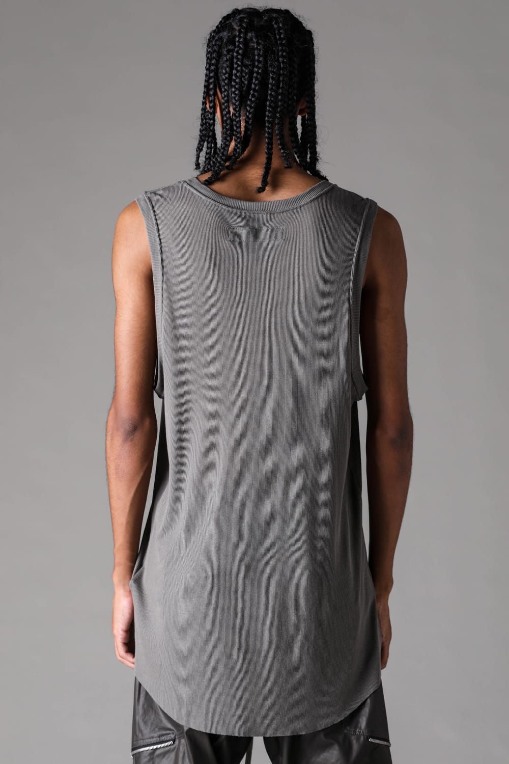 《2027SS先行予約》Rib Long Tank Top"Black / Ivory / L.Grey / Grey" / リブロングタンクトップ"ブラック / アイボリー /ライトグレー / グレー"