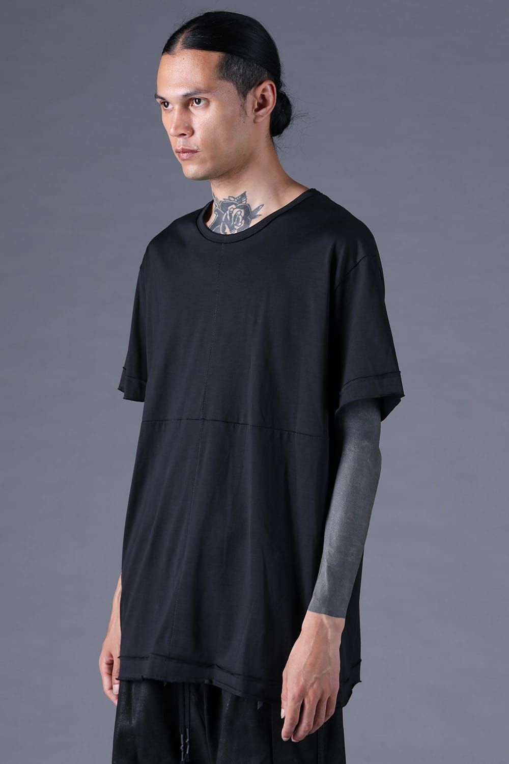 《2027SS先行予約分》100/3 Cotton S/ST T-Shirt"Black" / 100/3天竺ショートスリーブTee"ブラック"