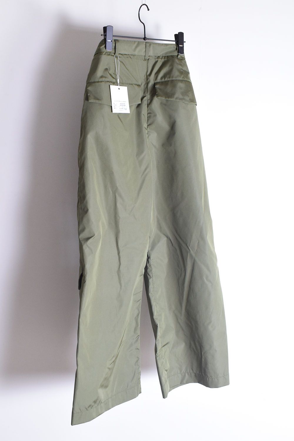 Shingle Flap Baggy Trousers "Military Green" / シンフラップバギートラウザー"ミリタリーグリーン"