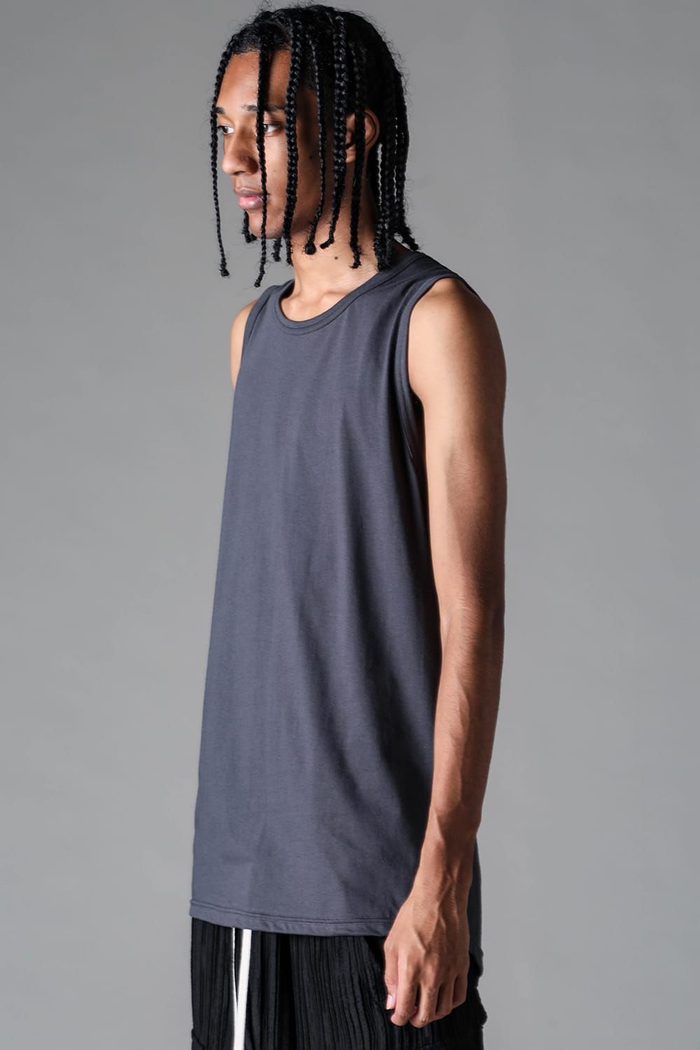 《2027SS先行予約》Regular  Tank Top"Black / Ivory / Grey / Greige" / レギュラータンクトップ "ブラック / アイボリー /グレー / グレージュ"