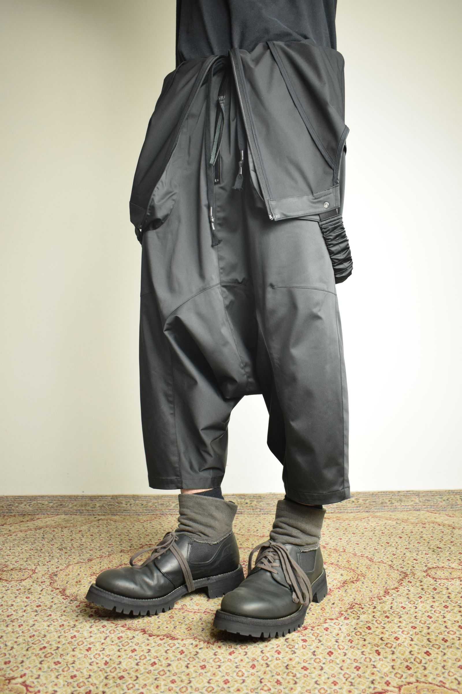 Deep Crotch Over All"Black" / ディープクロッチオーバーオール"ブラック"