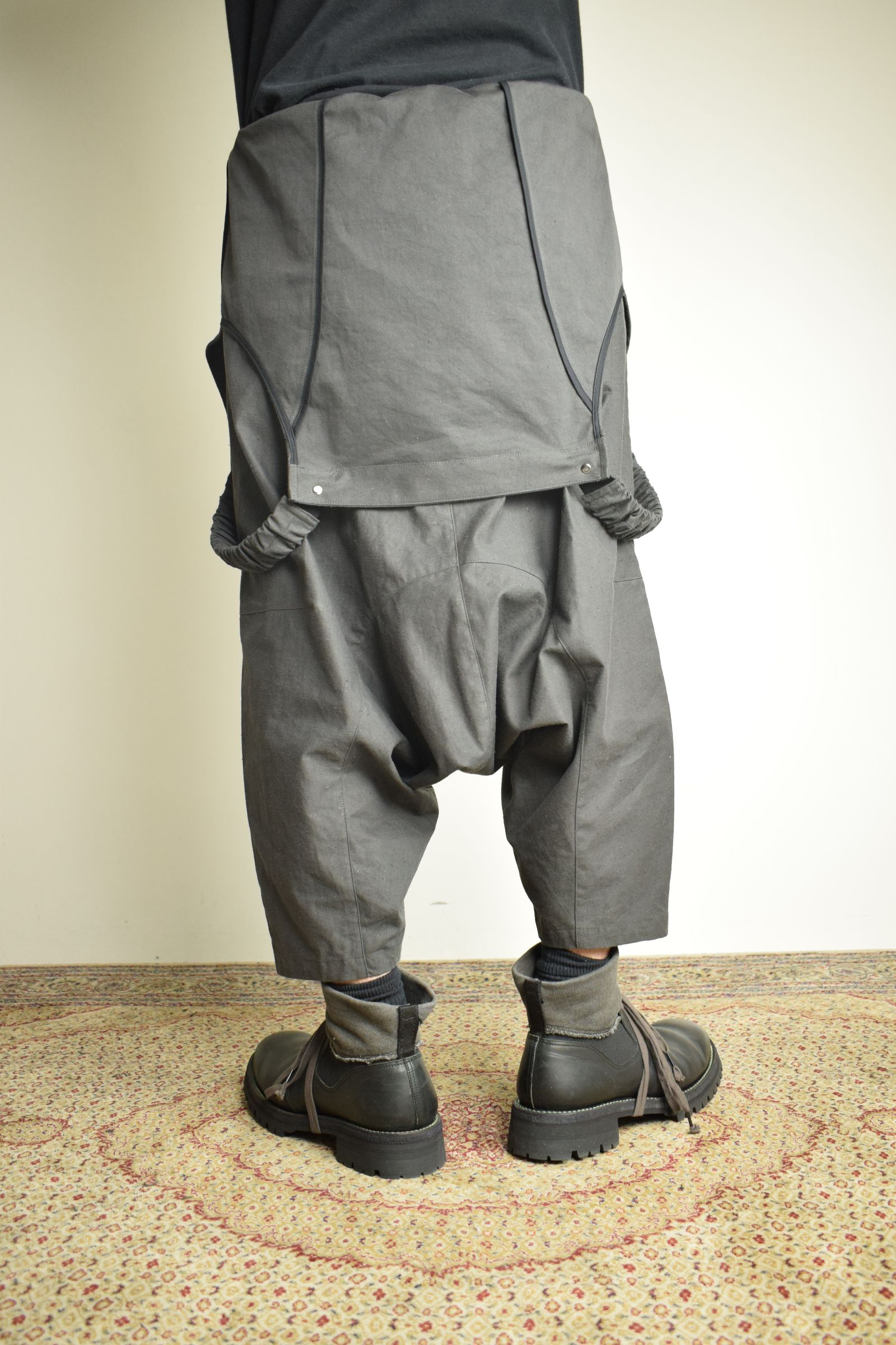 Deep Crotch Over All"Charcoal" / ディープクロッチオーバーオール"チャコール"